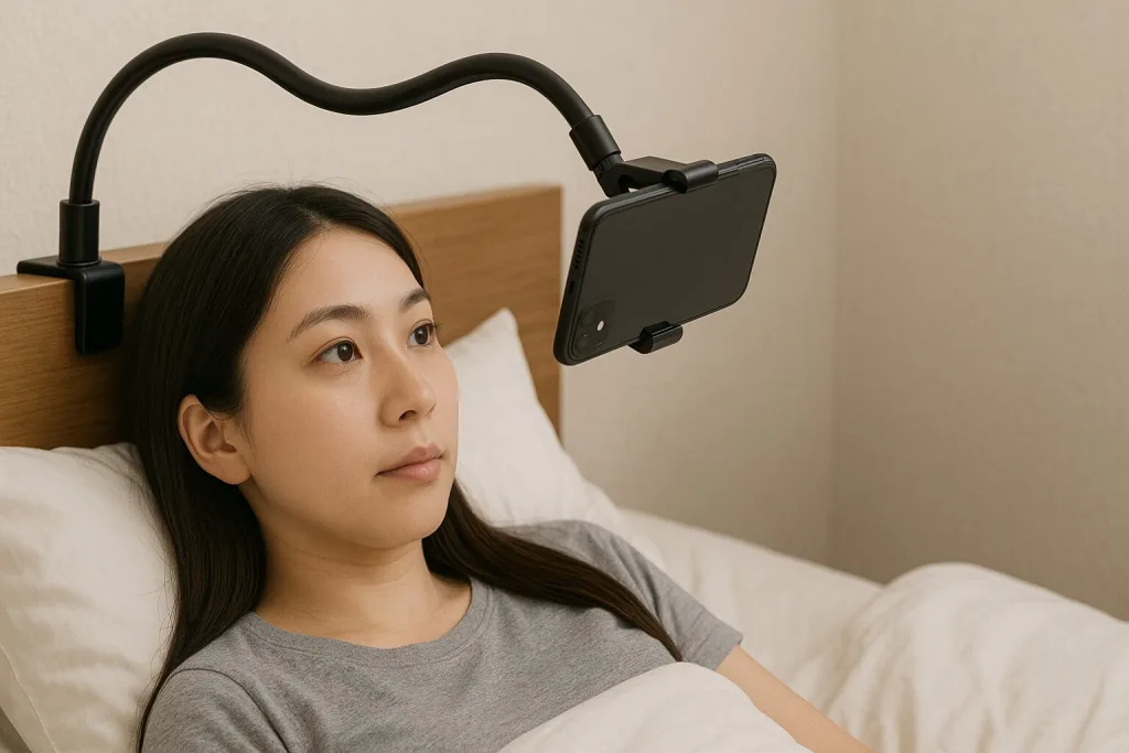 寝ながら使えるスマホスタンドおすすめ13選！仰向け対応も紹介！