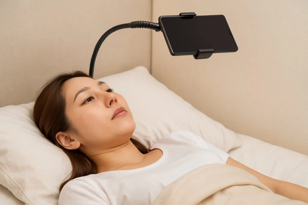 寝ながら使えるスマホスタンドおすすめ13選！仰向け対応も紹介！
